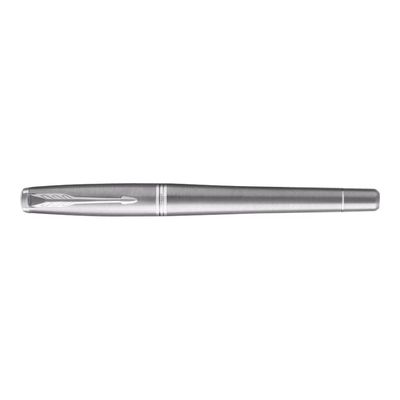3501179315973-Parker Urban - Stylo plume - encre bleue - fin - corps métallique/argent-Angle gauche-4