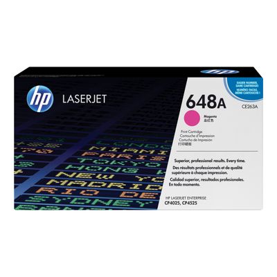 0884420186861-HP 648A - magenta - cartouche laser d'origine-Avant-0