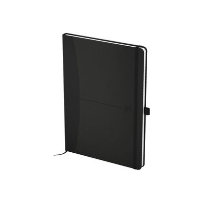 3020120115139-Oxford Signature - Cahier broché A5 - 160 pages - ligné - disponible dans différentes cou-Angle droit-2