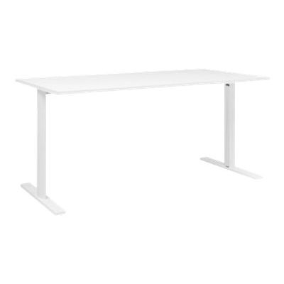 3483600713803-Table de réunion modulaire YES ! - 140 cm - Blanc-Angle gauche-0