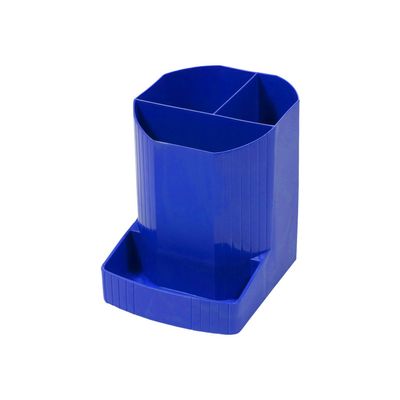 9002493098558-Exacompta Mini-Octo Forever - Pot à crayons bleu-Angle droit-1