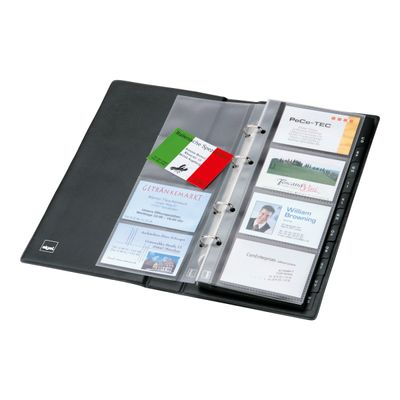 4004360980336-Sigel - Classeur pour 200 cartes de visite 90 x 58 mm-Angle droit-1