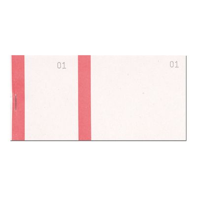 3370441963040-Exacompta - 10 Blocs vendeurs de 100 tickets - 60 x 135 mm - numéroté - rouge-Avant-0