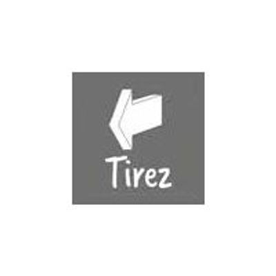 8711234004543-Pickup Home 3D - Plaque Acrylique Tirez - 9 x 9 cm - blanc-Avant-0
