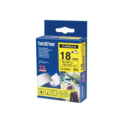 4977766692083-Brother TZe-FX641 - Noir sur jaune - rouleau (1,8 cm x 8 m)-P_601109_4-2