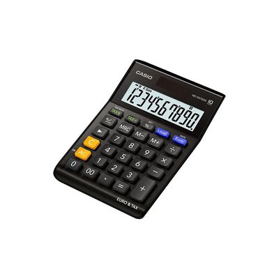 4549526605024-Casio MS-100 TER II - Calculatrice de bureau - 10 chiffres - panneau solaire, pile - noir--0