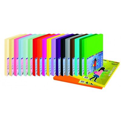 8423614973379-Fabrisa - Papier - A4 - 100 feuilles - orange fluorescent - 80 g/m²--0