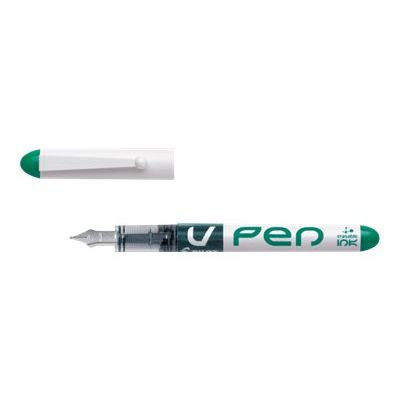 4902505326547-Pilot V Pen - Stylo plume - vert - 0,4 mm - pointe moyenne-Angle gauche-0
