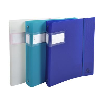 3130630516637-Exacompta Campus Light - Classeur souple à anneaux - Dos 30 mm - A4 - pour 200 feuilles - disponib-Angle gauche-0