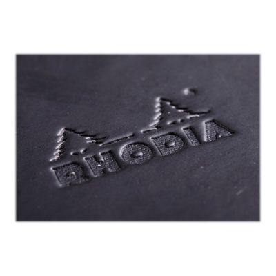 3037921174029-RHODIA Rhodiarama - Carnet souple A5 - 160 pages - ligné - noir-Gros plan-1