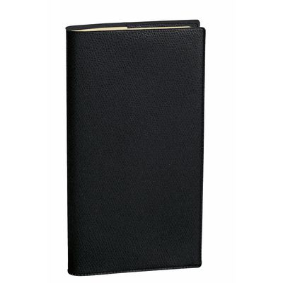 400006530097-Agenda Impala Italsept spiralé avec répertoire - 1 semaine sur 2 pages - 8,8 x 17 cm - noir - Quo Vadi--0