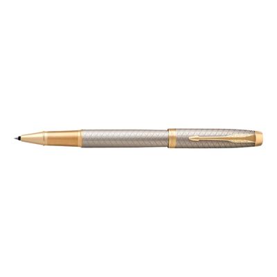 3501179316864-Parker IM Premium - Roller warm grey - pointe 0,7 mm-Angle gauche-5