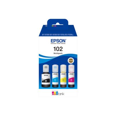 8715946684895-Epson EcoTank 102 - pack de 4 - noir, jaune, cyan, magenta - réservoir d'encre original-P_675107_1-0