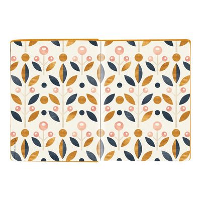 3108724521461-Oberthur Carmen - Carnet de notes souple A6 - uni - rose poudré-Avant-1