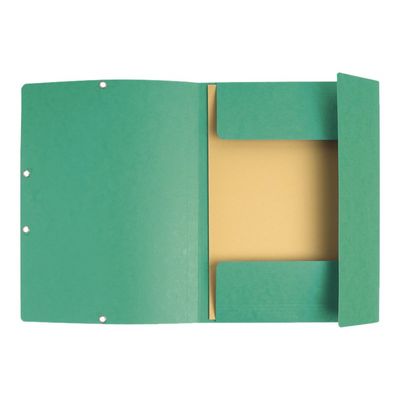 3130630555032-Exacompta Nature Future - Chemise à 3 rabats - A4 - pour 250 feuilles - vert-Avant-1