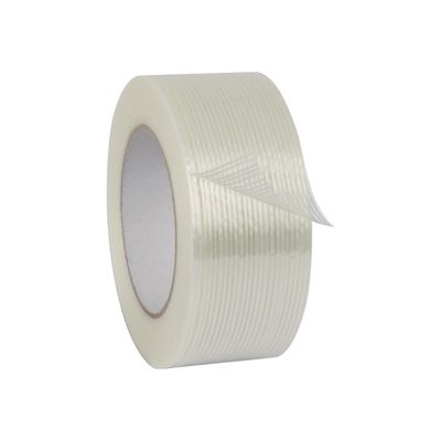 3760028770244-Logistipack - Ruban adhésif - 50 mm x 50 m - transparent-Angle gauche-0