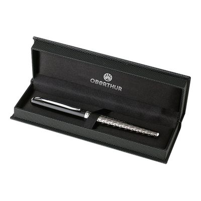 3108722400379-Oberthur HÉLIOS - Stylo plume - Noir-Angle droit-1