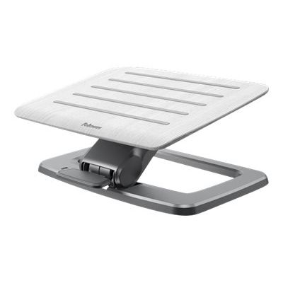 0043859739141-Fellowes Hana - Repose-pieds réglable en hauteur - facilement ajustable - blanc-Angle droit-1