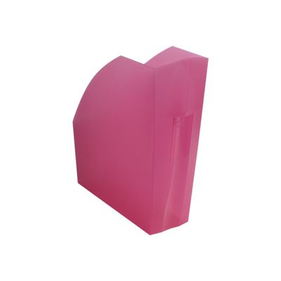 9002493017887-Exacompta The Magazine - Porte-revues framboise-Angle gauche-1