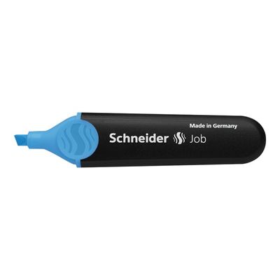 4004675115034-SCHNEIDER Job - Pack de 10 - surligneurs - bleu-Angle gauche-1