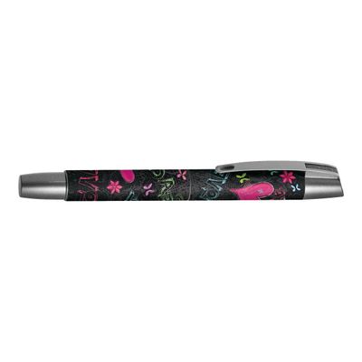 4014421611819-Online Campus - Stylo plume pour gauchers - Be happy-Angle droit-0