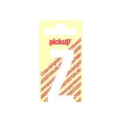 8711234242259-Pickup - Étiquette autocollante - 150 mm - Lettre Z - blanc mat-Avant-0