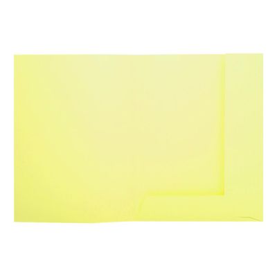 3130633320057-Exacompta Super 210 - 50 Chemises 2 rabats - 210 gr - jaune citron-Avant-0