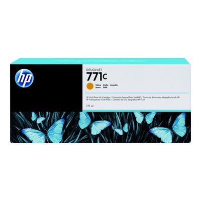 887111300553-HP 771C - jaune - cartouche d'encre originale-Avant-0