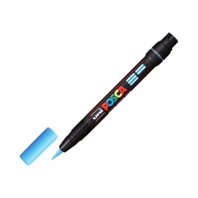 4902778559741-Posca - Feutre pinceau pointe souple - bleu clair-P_79136916_1-0