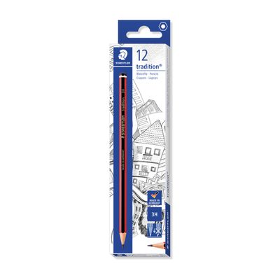 4007817104545-STAEDTLER Tradition - Crayon à papier - 3H - 2 mm-P_79139678_2-1