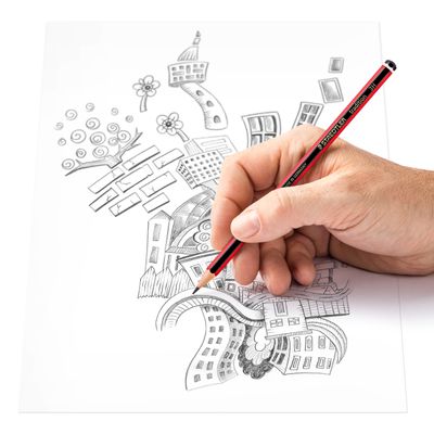 4007817104545-STAEDTLER Tradition - Crayon à papier - 3H - 2 mm-P_79139678_6-4