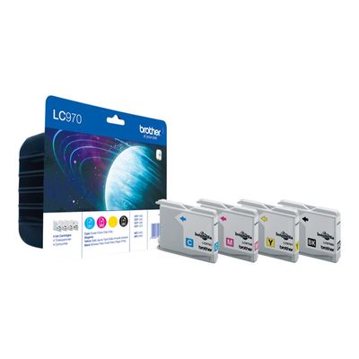 5014050000007-Brother LC970 - Pack de 4 - noir, cyan, magenta, jaune - cartouche d'encre originale-P_79142112_1-0