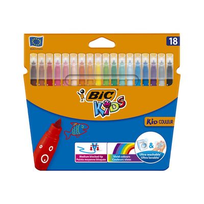 3086123329249-BIC Kids Couleur - 18 Feutres - 0.8 mm - couleurs assorties-P_79145753_1-0