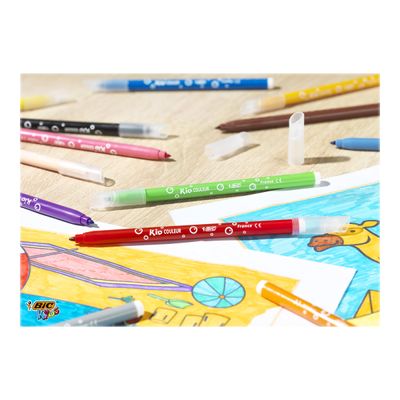 3086123329249-BIC Kids Couleur - 18 Feutres - 0.8 mm - couleurs assorties-P_79145753_3-2