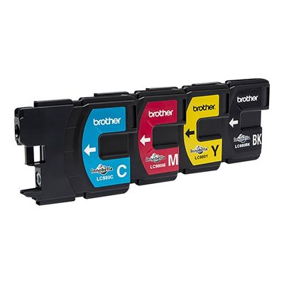 5014047561023-Brother LC980 - Pack de 4 - noir, cyan, magenta, jaune - cartouche d'encre originale-P_79347065_2-1