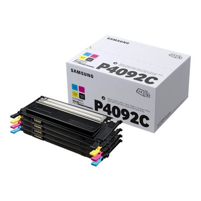 0400793513648-Samsung CLT-P4092C - Pack de 4 - noir, cyan, magenta, jaune - cartouche laser d'origine-P_79351364_2-0