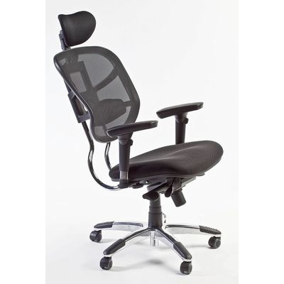 3760185022415-Fauteuil de bureau TECKNET - accoudoirs réglables - appuie-tête réglable - noir-P_79352459_6-5
