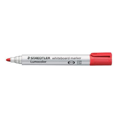 4007817328774-STAEDTLER LUMOCOLOR 351 - Marqueur effaçable - pointe ogive - rouge-P_79352475_1-0