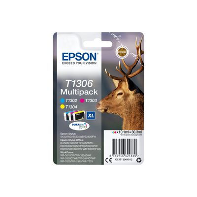 8715946464619-Epson T1306XL Cerf - Pack de 3 - cyan, magenta, jaune - cartouche d'encre originale-P_79354188_1-0