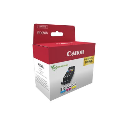 8714574679280-Canon CLI-526 - Pack de 3 - cyan, magenta, jaune - cartouche d'encre originale-P_79355570_1-0