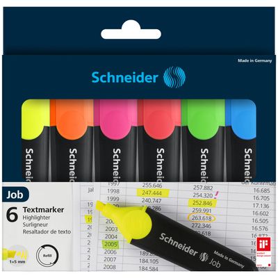 4004675021359-Schneider Job - Pack de 6 surligneurs - couleurs assorties-P_79360351_1-0