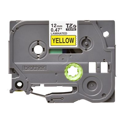 4977766686686-Brother TZe631 - Ruban d'étiquettes auto-adhésives - 1 rouleau (12 mm x 8 m) - fond jaune-P_79360933_5-1