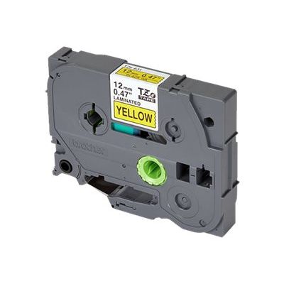 4977766686686-Brother TZe631 - Ruban d'étiquettes auto-adhésives - 1 rouleau (12 mm x 8 m) - fond jaune-P_79360933_6-2