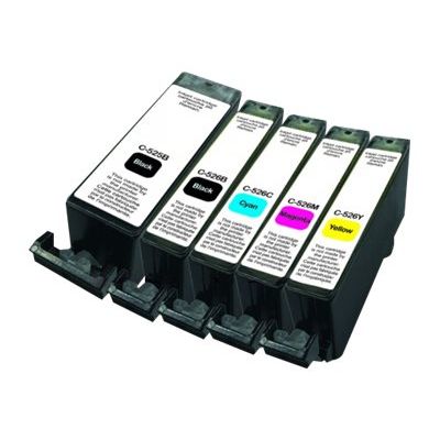 3584770882563-Cartouche compatible Canon PGI-525/CLI-526 - pack de 5 - noir x2, cyan, magenta, jaune - Up-P_79361892_1-0