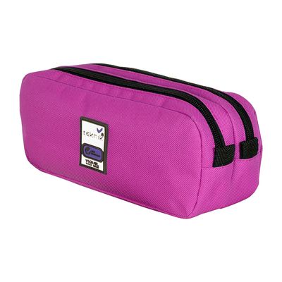 3135258779204-Trousse rectangulaire Teknik Double - 2 compartiments - 4 coloris disponibles - Viquel-P_79363993_2-1