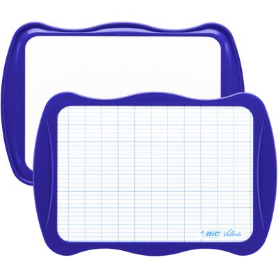 3086126668468-BIC Kids - Ardoise Velleda blanche - 20 x 31 cm - double face - cadre violet-P_79367000_8-2