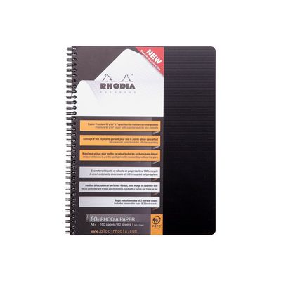 3037921199008-RhodiActive - Cahier à spirale A4+ (22,5 x 29,7 cm) - 160 pages - petits carreaux (5x5 mm)-P_79371239_4-2