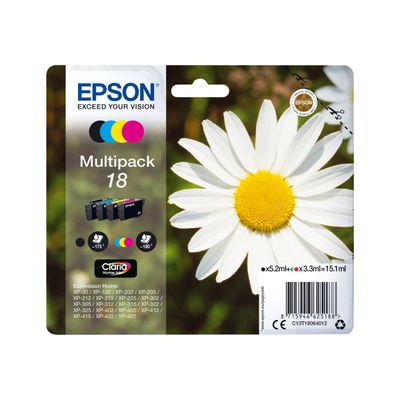 8715946518169-Epson 18 Pâquerette - Pack de 4 - noir, cyan, magenta, jaune - cartouche d'encre originale-P_79372028_2-1
