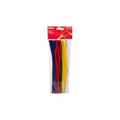 8410782130659-Apli - 50 chenilles - blanc, jaune, rouge, vert foncé, bleu foncé-P_79383240_1-0