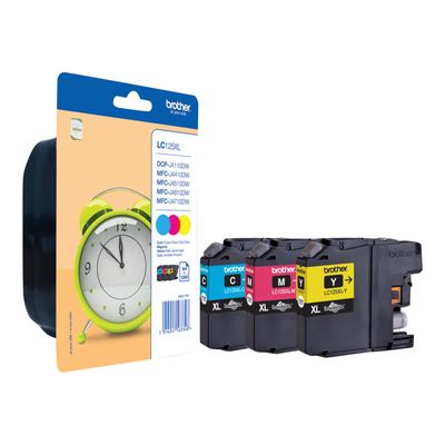 5014047563348-Brother LC125XL - Pack de 3 - cyan, magenta, jaune - cartouche d'encre originale-P_79383405_1-0